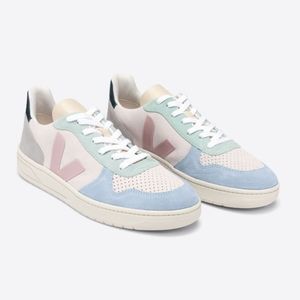 Veja V-10 Suede Multico Natural Babe